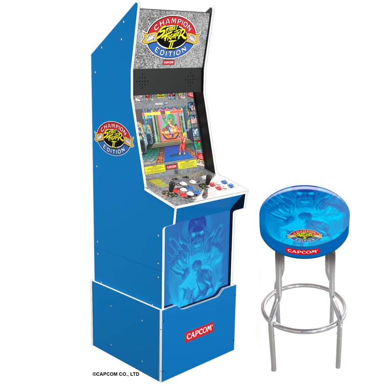 Arcade 1Up Arcade1Up Street Fighter II Big Blue Arcade Machine